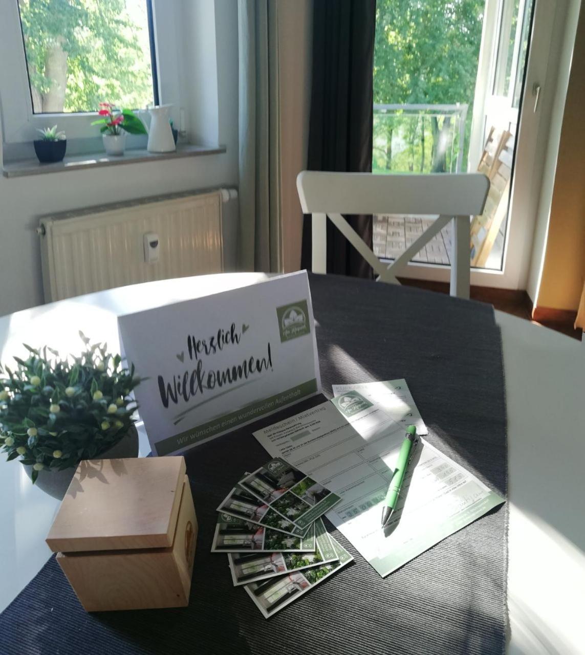 Ferienwohnung Am Kurpark باد كلوسترلاوسنيتز المظهر الخارجي الصورة